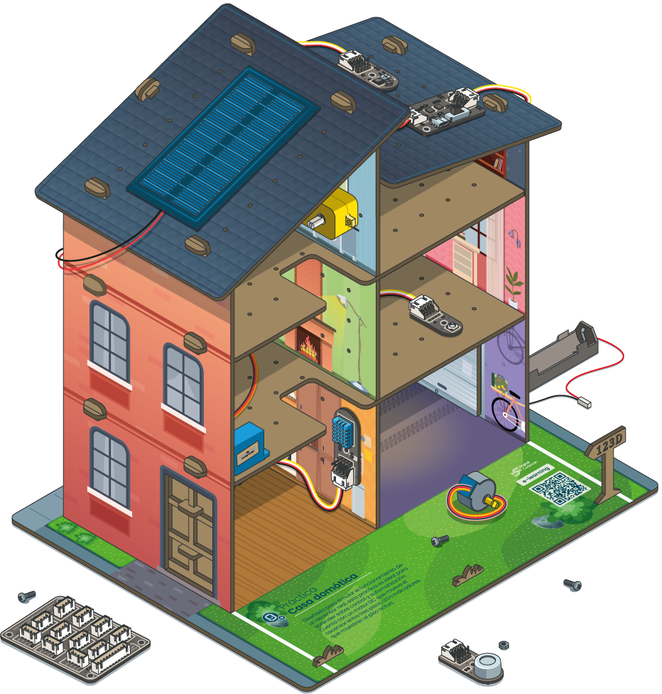 Práctica de Casa Domótica compatible con MentorBit