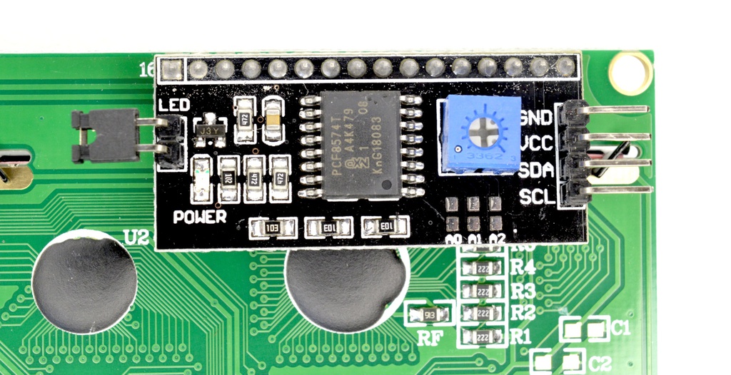 Pantalla LCD 20x4 + módulo I2C module