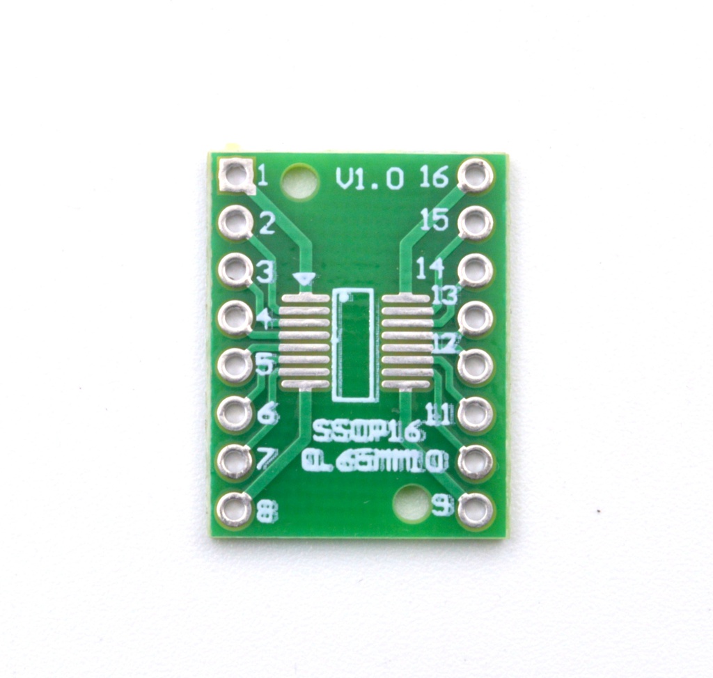 Placa PCB adaptadora SOP16/SSOP16 SMD a THD