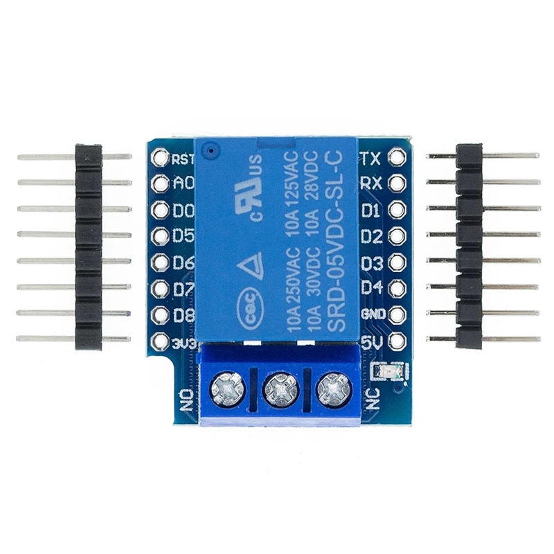 Wemos D1 Mini 5V Relay Shield