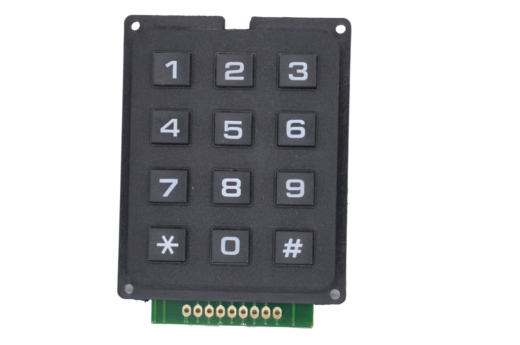 Módulo de teclado de matriz, 3x4, interruptor de teclas de plástico para controlador Arduino
