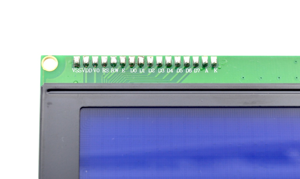 Pantalla LCD 20x4 + módulo I2C conex