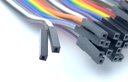 Set 40 cables Dupont 20 cm hembra-hembra con2