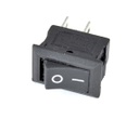 Interruptor basculante 117S 15x10mm 2PIN 2 pos. corner