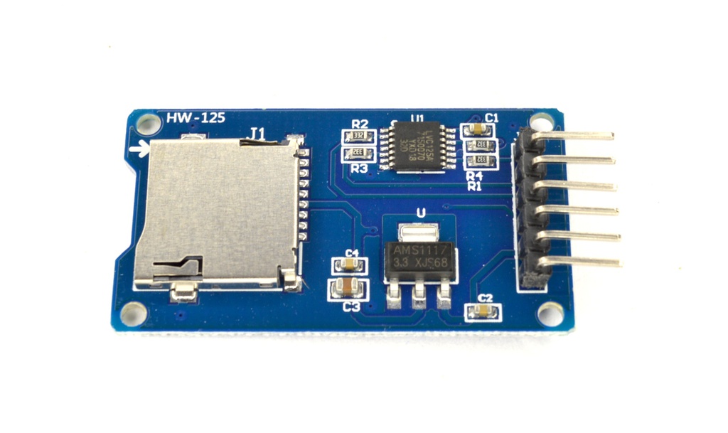 Módulo Lector Tarjeta micro SD HW-125 front