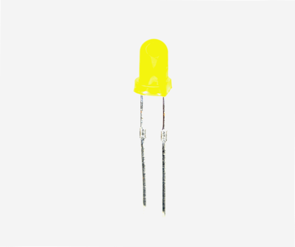 Diodo LED 3mm color amarillo