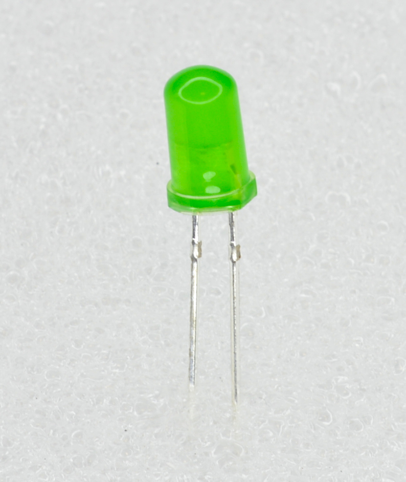 Diodo LED 5mm color verde