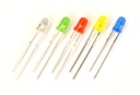 [00018784] Set 5 diodos LED 3mm colores