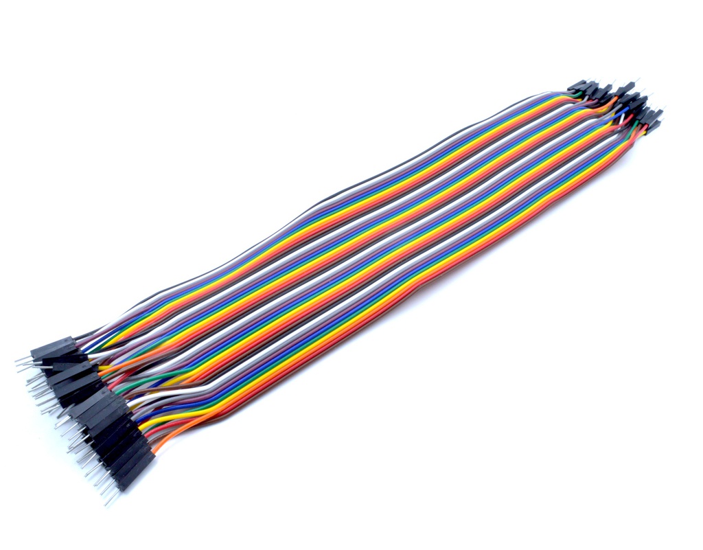Set 40 cables Dupont 30 cm Macho-Macho