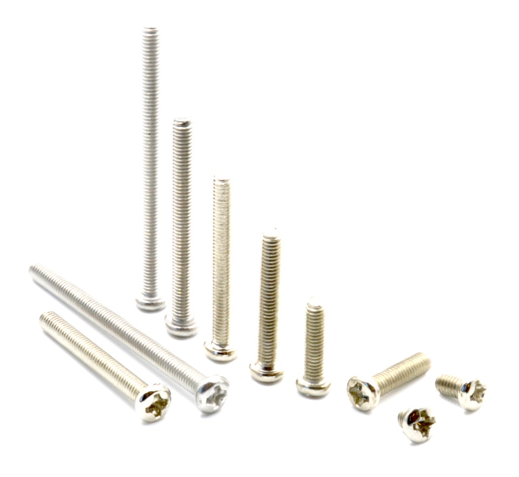 Set 10 uds. tornillo zincado estrella M2x18