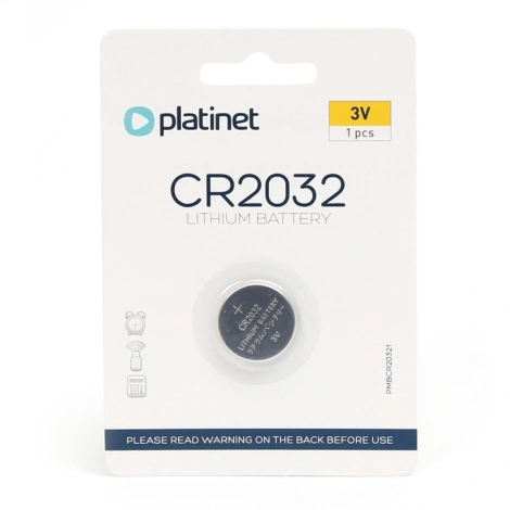 Pila botón 3V CR2032 Platinet