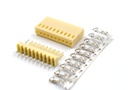 Conector KF2510 de 2,54mm - 10 pines Macho PCB + Hembra + Terminal crimpar