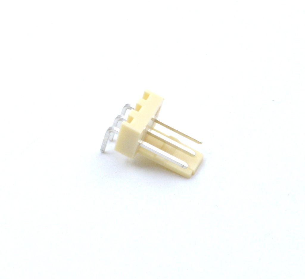 Conector KF2510 de 2,54mm acodado - 3 pines Macho PCB