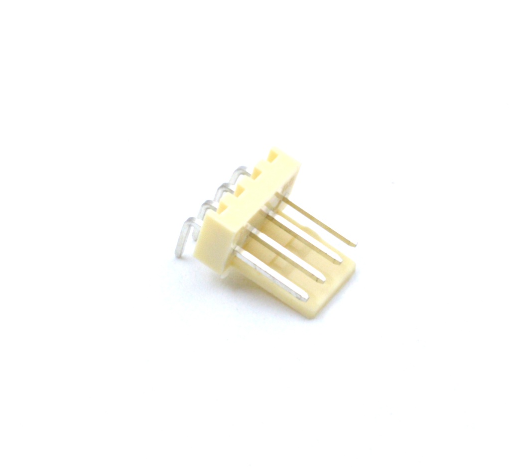 Conector KF2510 de 2,54mm acodado - 4 pines Macho PCB