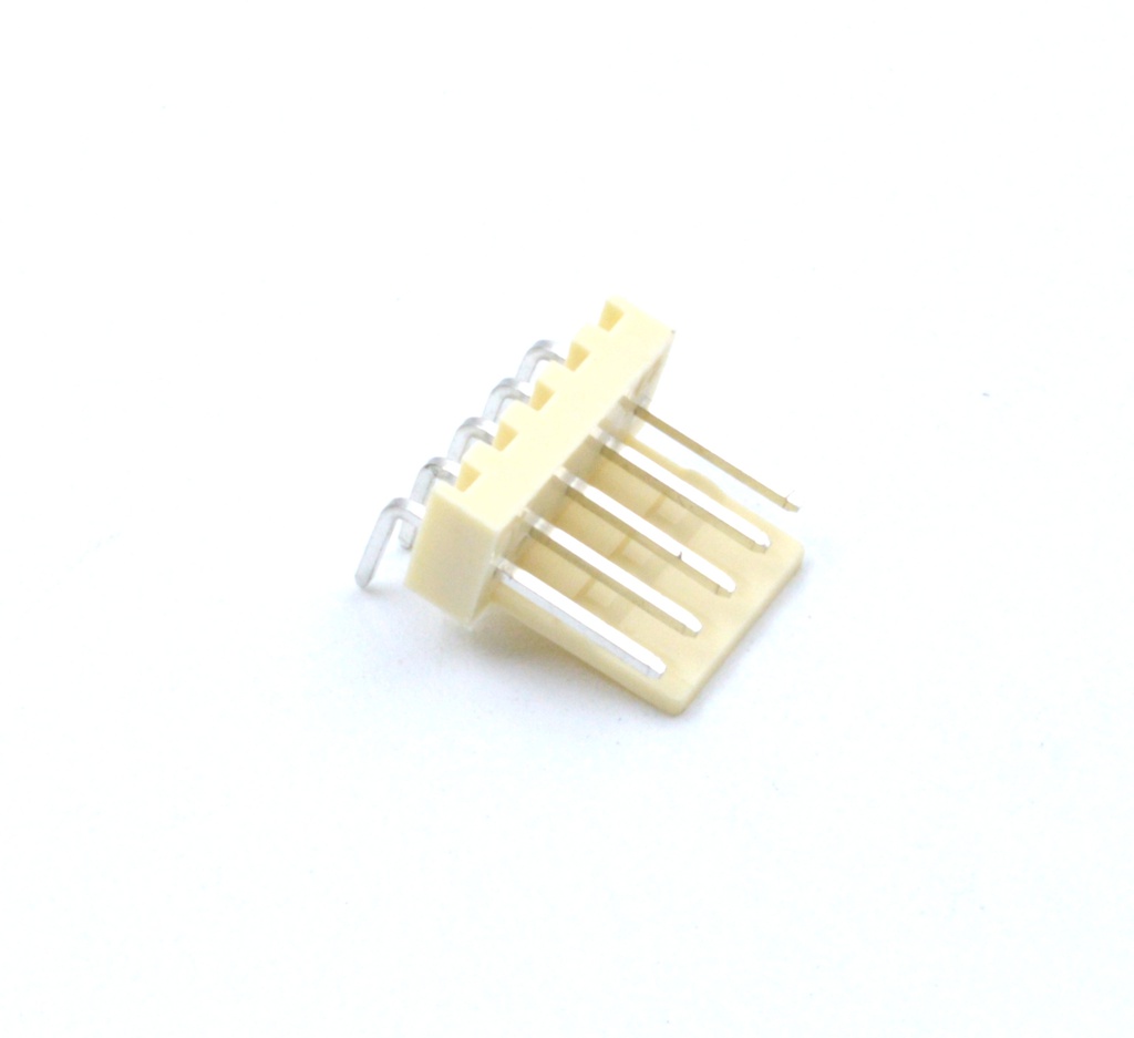 Conector KF2510 de 2,54mm acodado - 5 pines Macho PCB