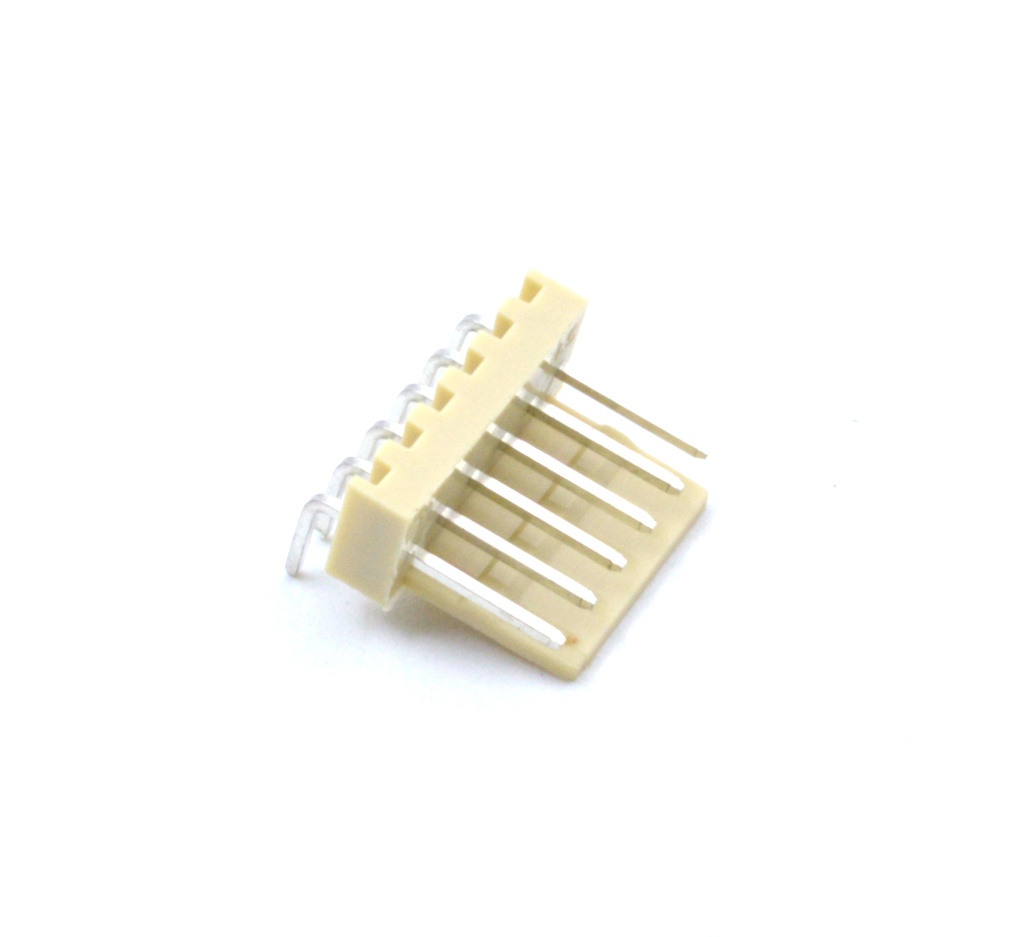 Conector KF2510 de 2,54mm acodado - 6 pines Macho PCB