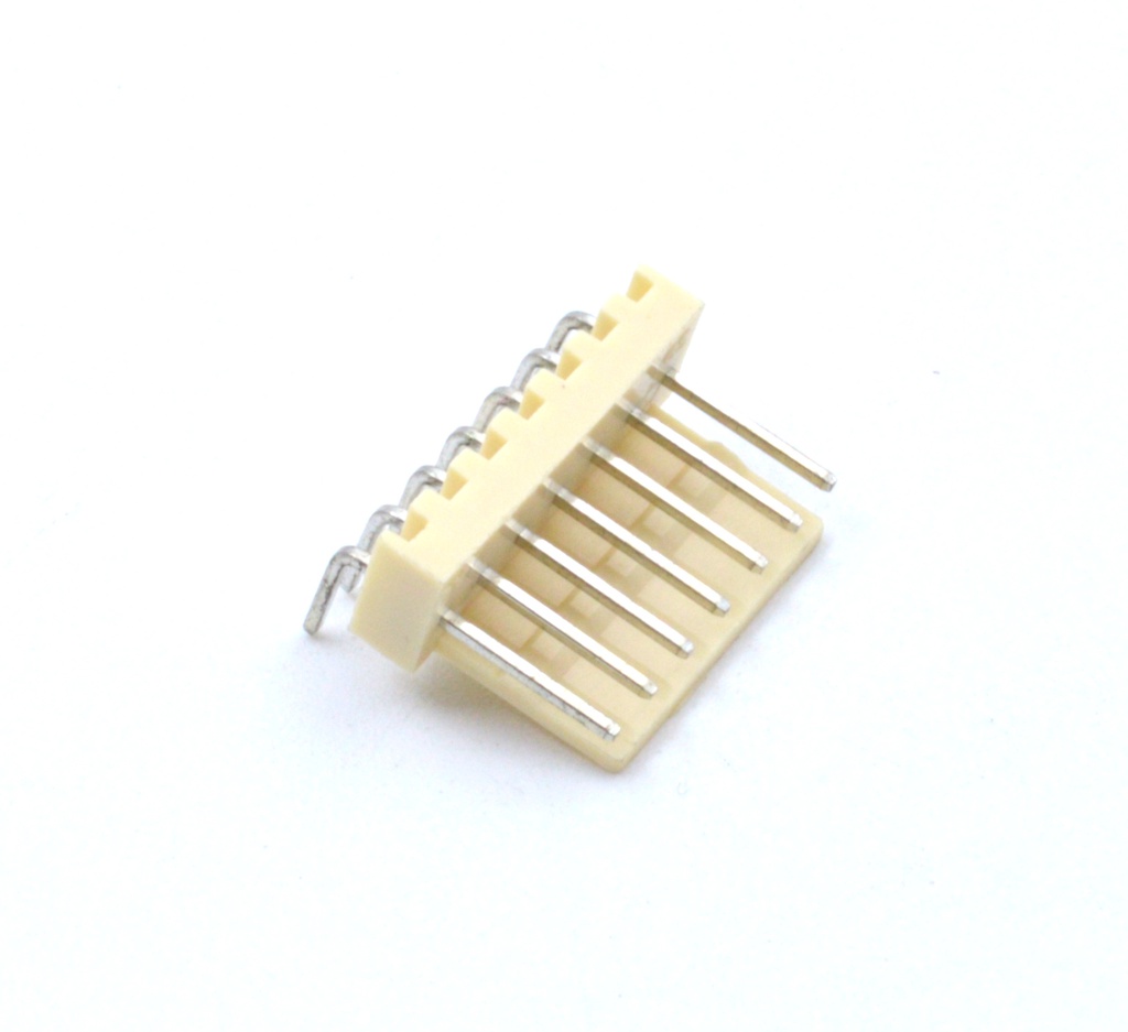 Conector KF2510 de 2,54mm acodado - 7 pines Macho PCB