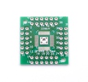 Placa PCB adaptadora QFP QFN44/ QFN48 a THD