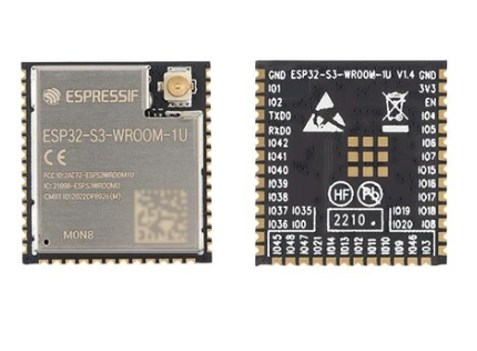 Microcontrolador ESP32-32 S3 8MB, BT5.0 para soldar con conector para antena (S3-WROOM-1U-N8)