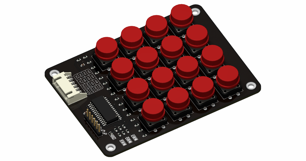 MentorBit módulo matriz de pulsadores I2C