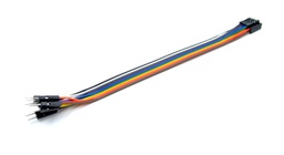 [00011990] Set 10 cables Dupont 20 cm macho-hembra