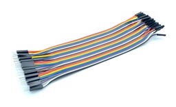 [00012027] Set 40 cables Dupont 20 cm macho-hembra