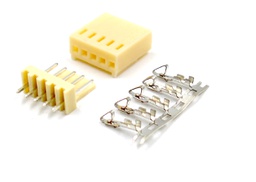 [00025805] Conector KF2510 de 2,54mm - 5 pines Macho PCB + Hembra + Terminal crimpar