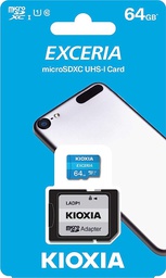 [00034586] Tarjeta micro SD 64GB C10 KIOXIA + Adaptador